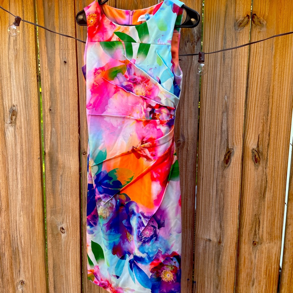 Calvin Klein dress. Super stretch. Size 0. NWOT.